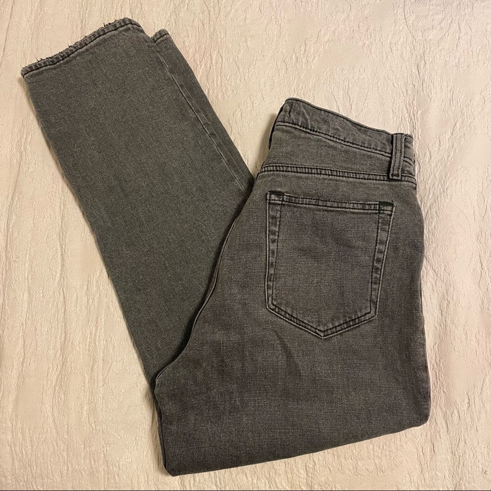 Abercrombie worn-in black straight leg high rise - 8 / 29